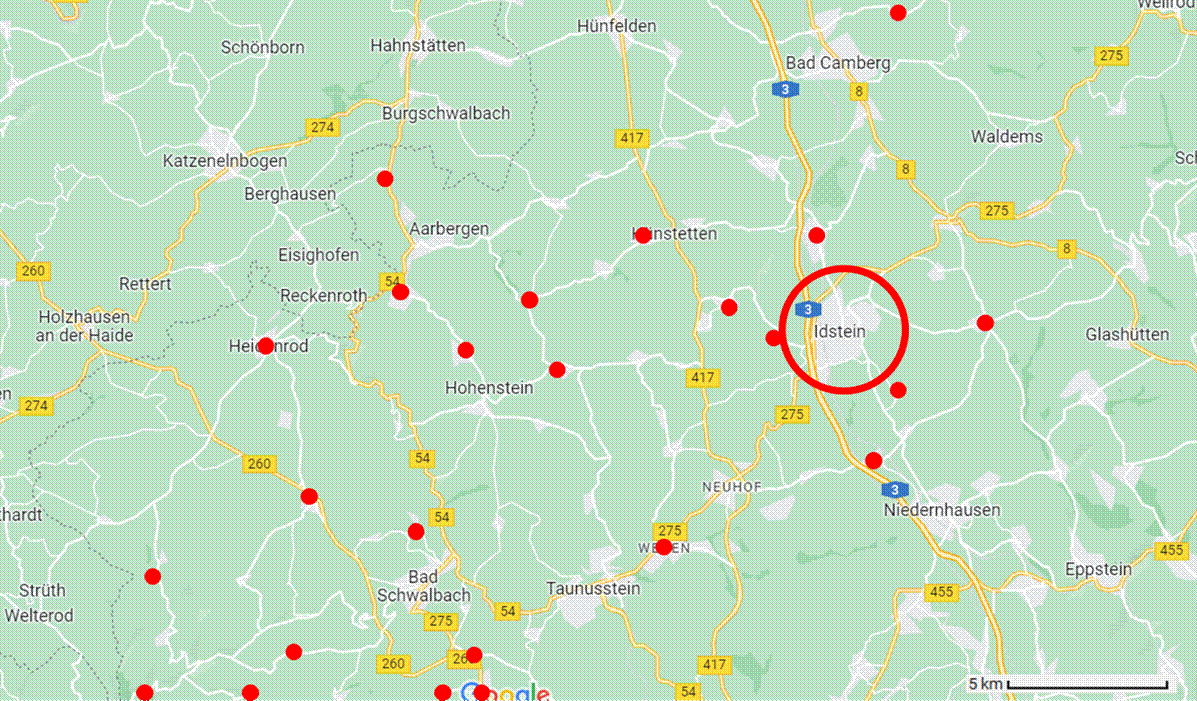 Umbettungen nach Idstein